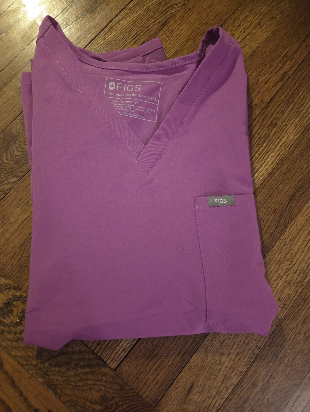 Figs Catarina V-Neck 1 Pocket Scrub Top